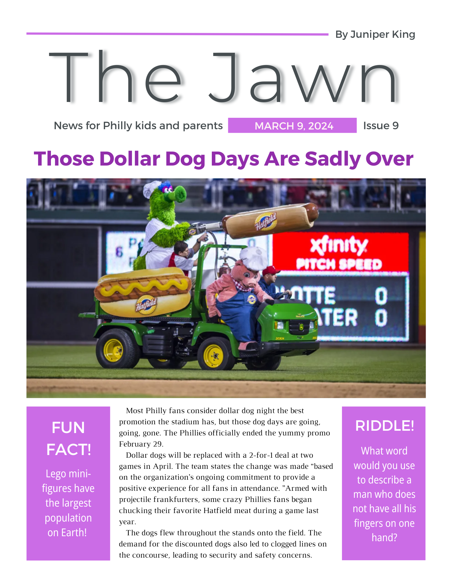 The Jawn, Issue 9, Page 1